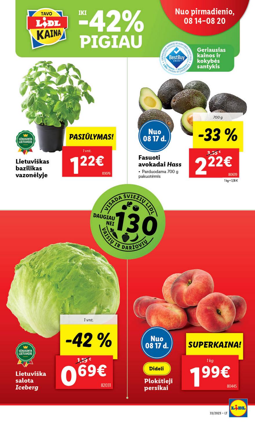 Lidl pasiūlymai akcijos nuo 
  2023-08-14 iki 
  2023-08-20 | Leidinukas.lt puslapis 16