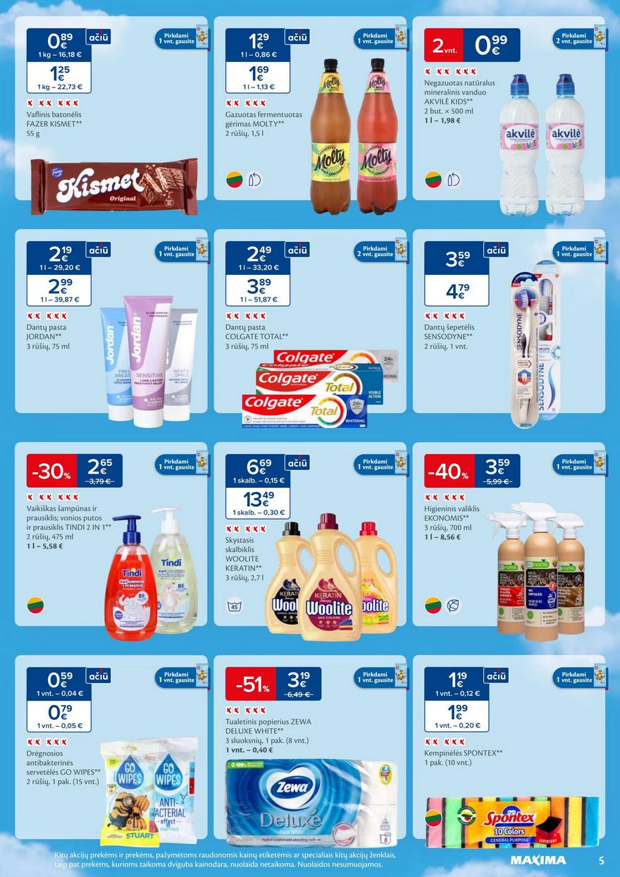 Maxima savaitinis leidinys 35 akcijos nuo
2024-08-27 iki
2024-09-02 | Leidinukas.lt puslapis 5