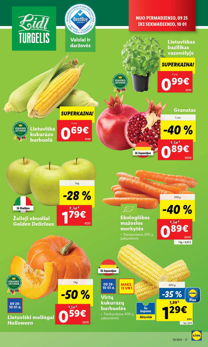 Lidl pasiūlymai akcijos nuo 
  2023-09-25 iki 
  2023-10-01 | Leidinukas.lt puslapis 12