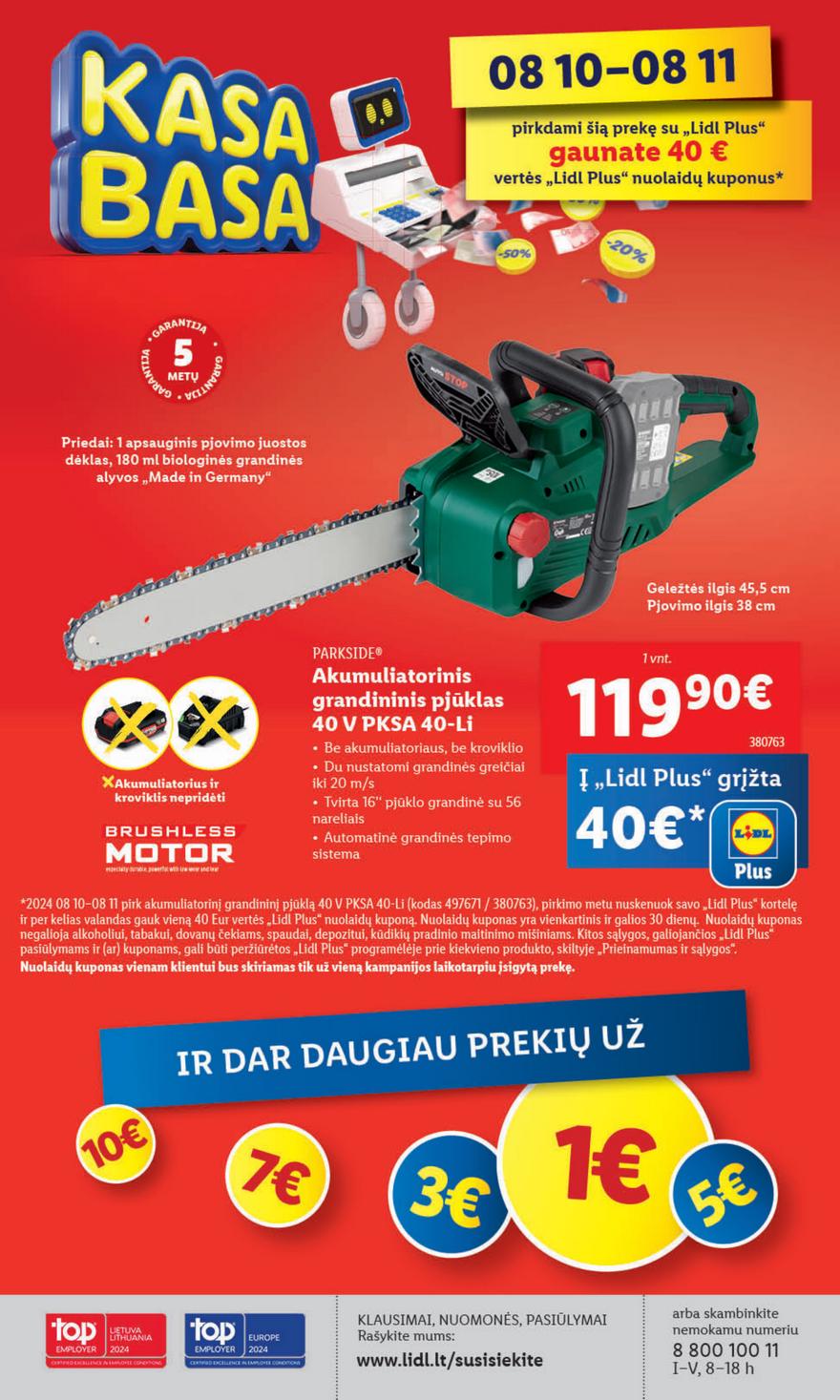 Lidl ne maisto leidinys akcijos nuo 
  2024-08-05 iki 
  2024-08-11 | Leidinukas.lt puslapis 46