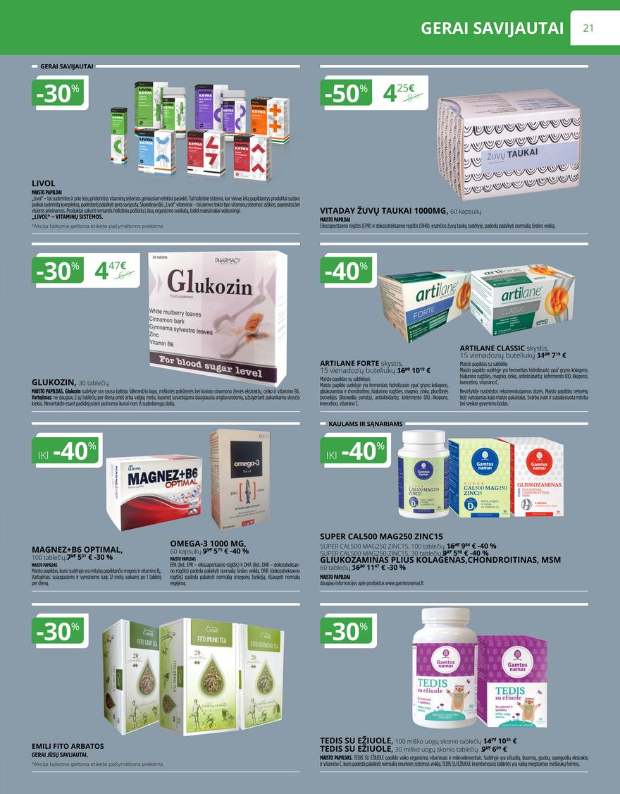 Norfos vaistinės leidinys akcijos nuo 
  2022-08-01 iki 
  2022-08-31 | Leidinukas.lt puslapis 21