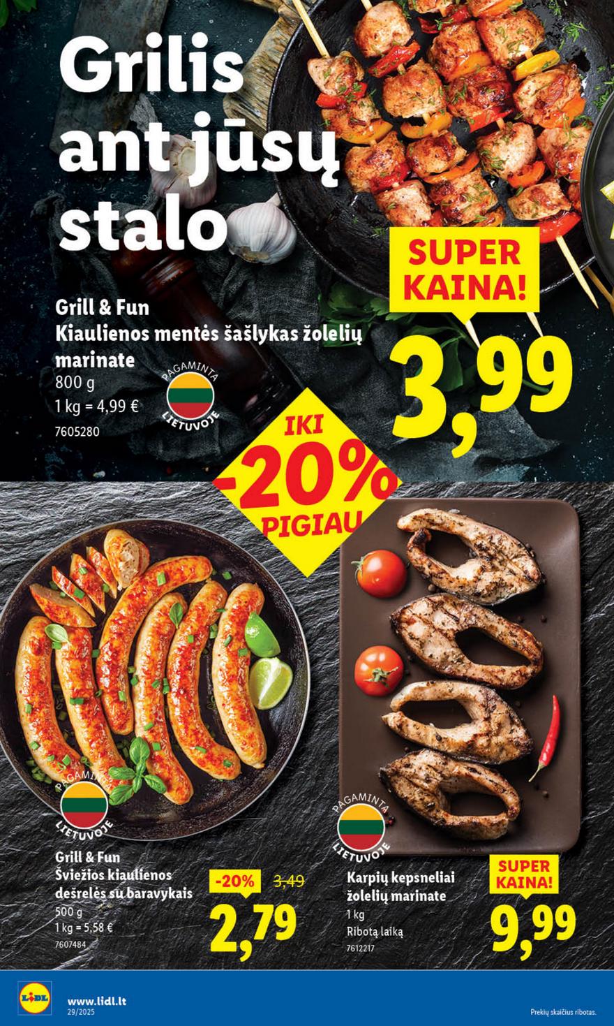 Lidl leidinys naujas akcijos nuo 
  2025-07-14 iki 
  2025-07-20 | Leidinukas.lt puslapis 50