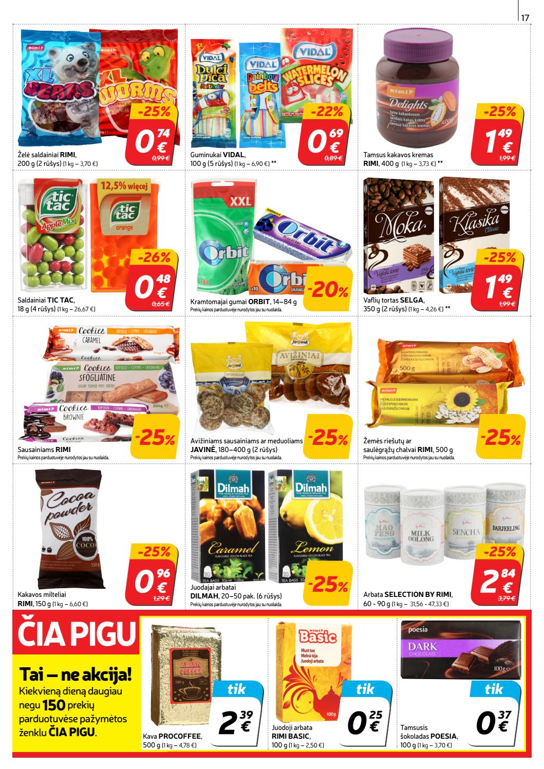 Rimi savaitinis leidinys akcijos nuo 
  2019-08-13 iki 
  2019-08-19 | Leidinukas.lt puslapis 17