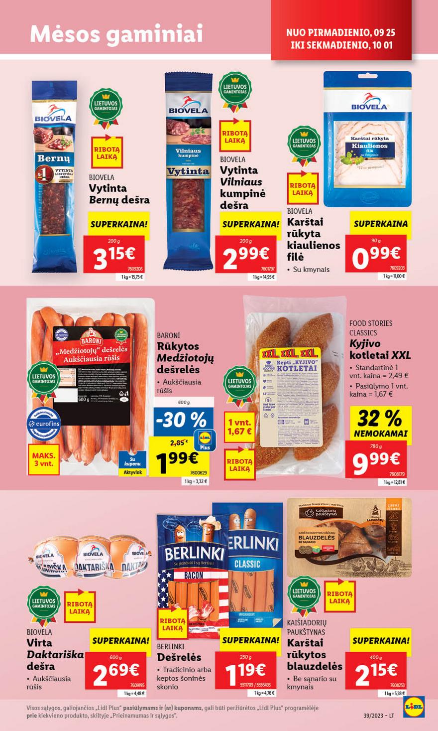 Lidl pasiūlymai akcijos nuo 
  2023-09-25 iki 
  2023-10-01 | Leidinukas.lt puslapis 22