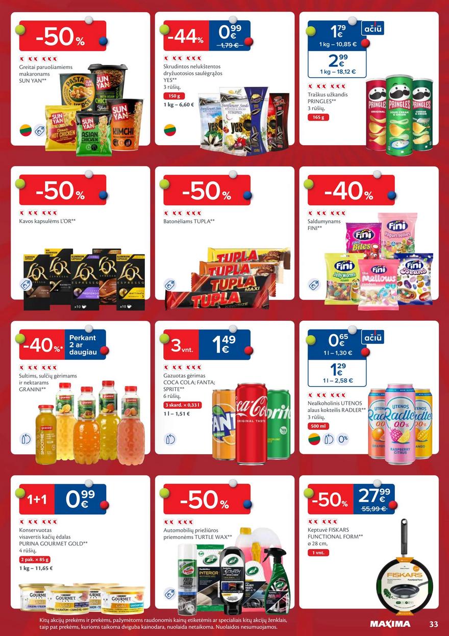 Maxima savaitinis leidinys 29 akcijos nuo 
  2025-07-15 iki 
  2025-07-21 | Leidinukas.lt puslapis 33