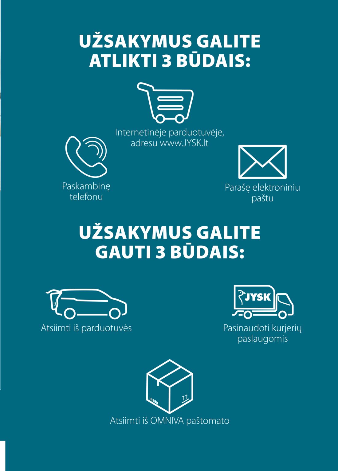 Jysk leidinys akcijos nuo 
  2021-02-23 iki 
  2021-03-08 | Leidinukas.lt puslapis 26