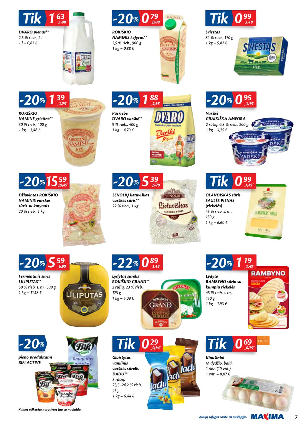 Maxima kaininis leidinys akcijos nuo 
  2020-01-07 iki 
  2020-01-13 | Leidinukas.lt puslapis 7