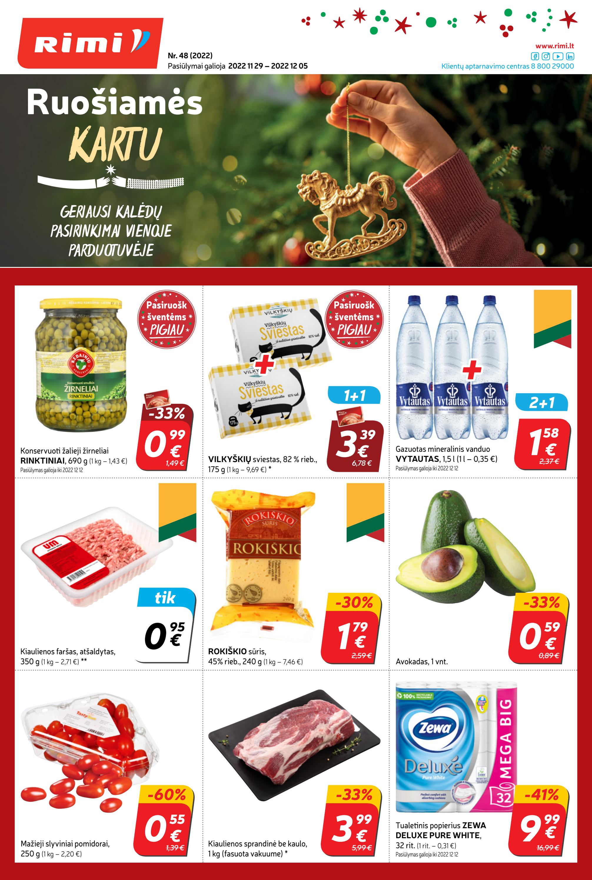 Rimi savaitinis leidinys akcijos nuo 
  2022-11-29 iki 
  2022-12-05 | Leidinukas.lt puslapis 1