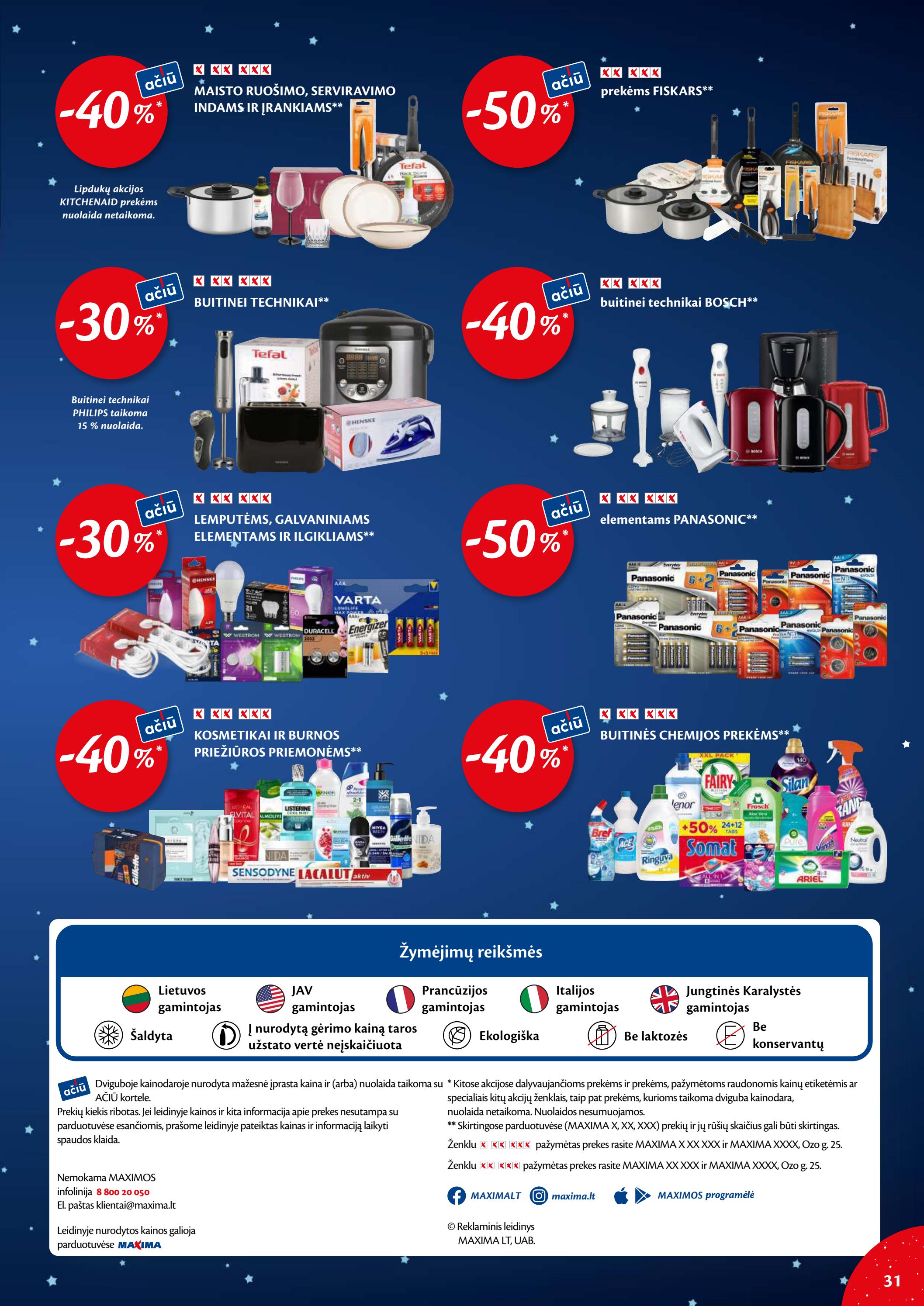 Maxima kaininis leidinys akcijos nuo
2022-11-29 iki
2022-12-05 | Leidinukas.lt puslapis 31