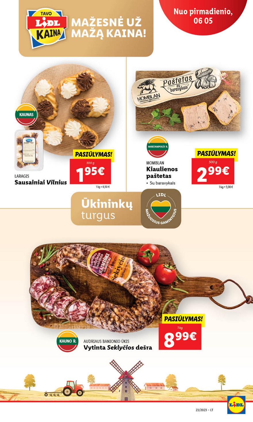 Lidl pasiūlymai akcijos nuo 
  2023-06-05 iki 
  2023-06-11 | Leidinukas.lt puslapis 15