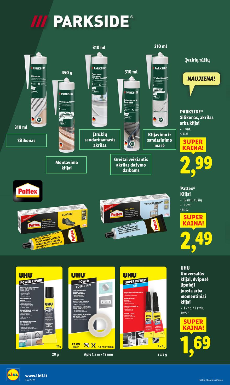 Lidl ne maisto leidinys akcijos nuo 
  2025-08-25 iki 
  2025-08-31 | Leidinukas.lt puslapis 36