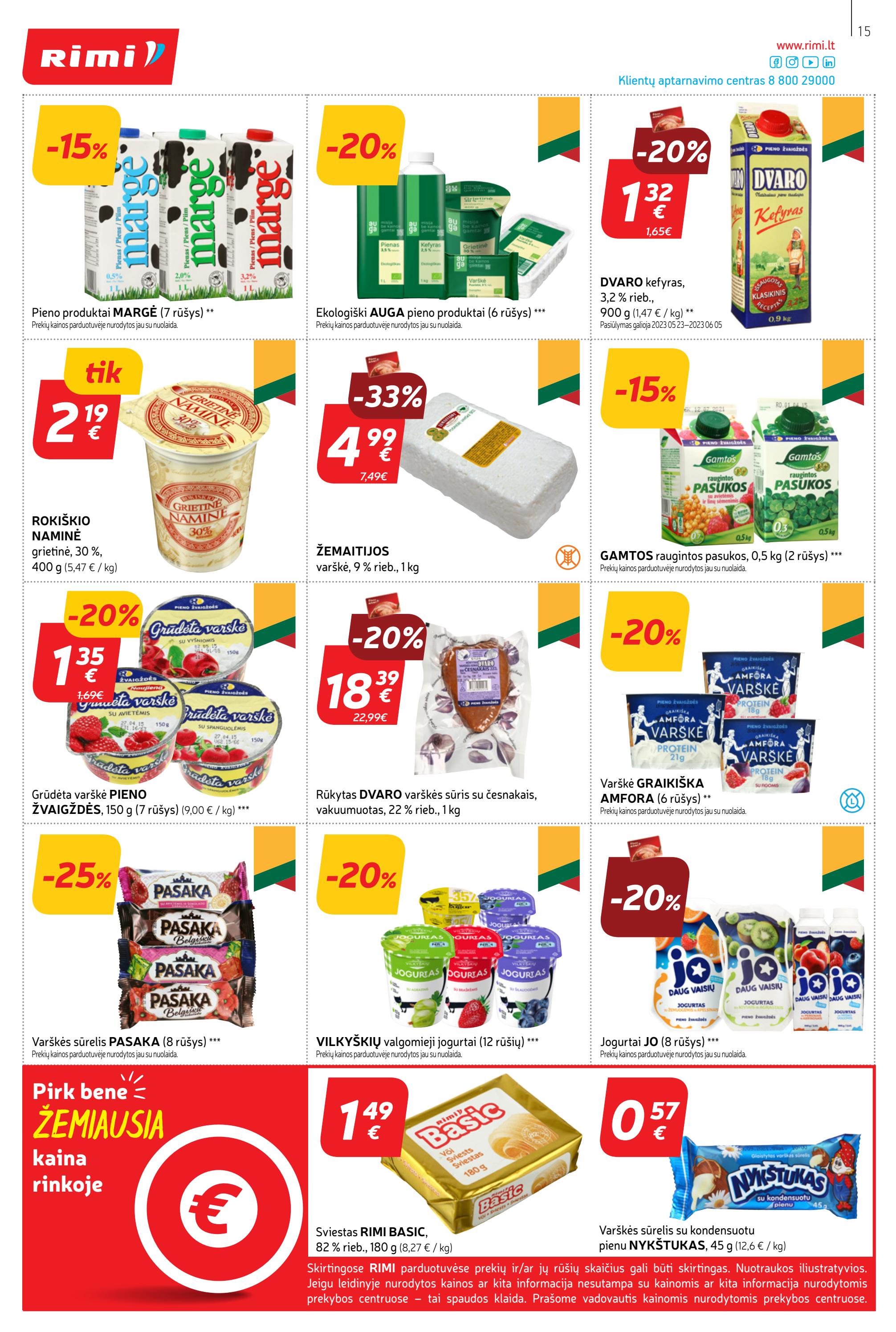 Rimi savaitinis leidinys akcijos nuo 
  2023-05-23 iki 
  2023-05-29 | Leidinukas.lt puslapis 15