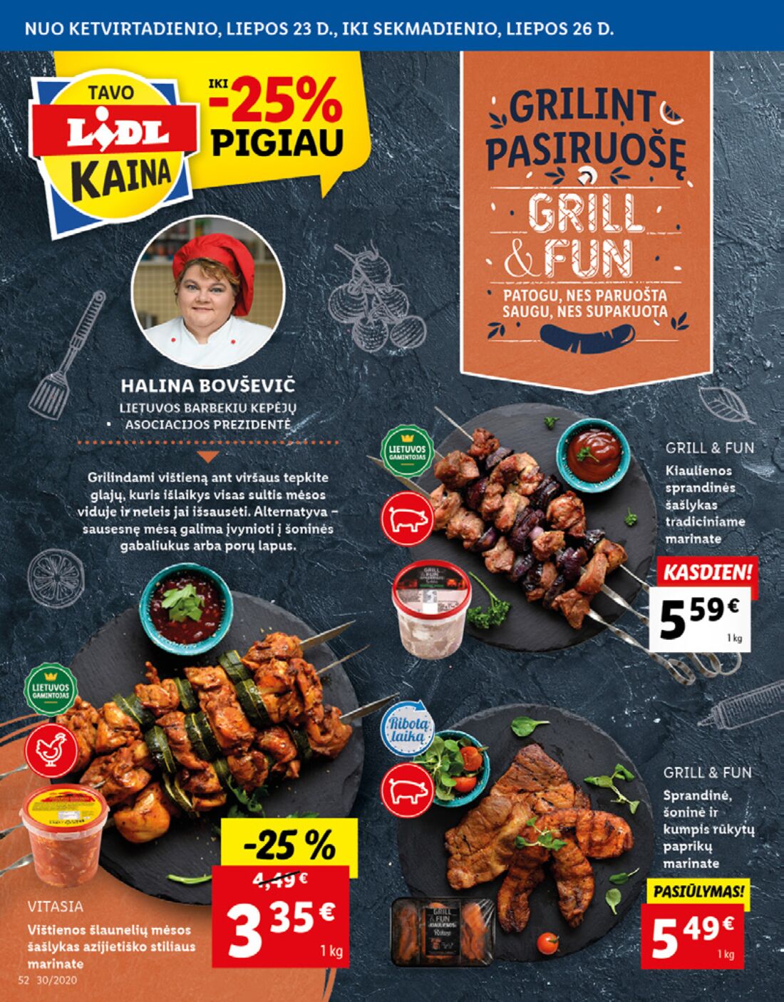 Lidl savaitinis leidinys akcijos nuo 
  2020-07-20 iki 
  2020-07-26 | Leidinukas.lt puslapis 52
