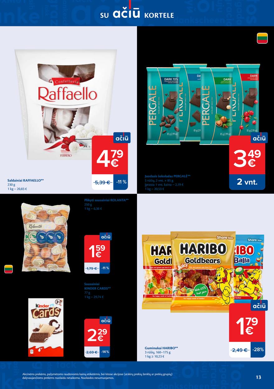 Maxima leidinukas akcijos nuo 
  2026-03-10 iki 
  2026-03-16 | Leidinukas.lt puslapis 13