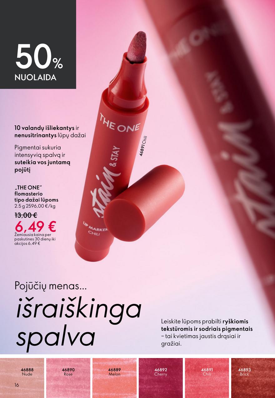 Oriflame katalogas akcijos nuo 
  2026-04-22 iki 
  2026-05-12 | Leidinukas.lt puslapis 16
