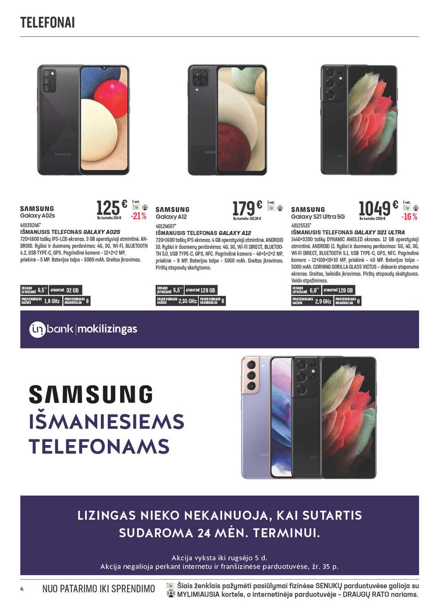 Senukai leidinys akcijos nuo 
  2021-08-12 iki 
  2021-09-05 | Leidinukas.lt puslapis 4