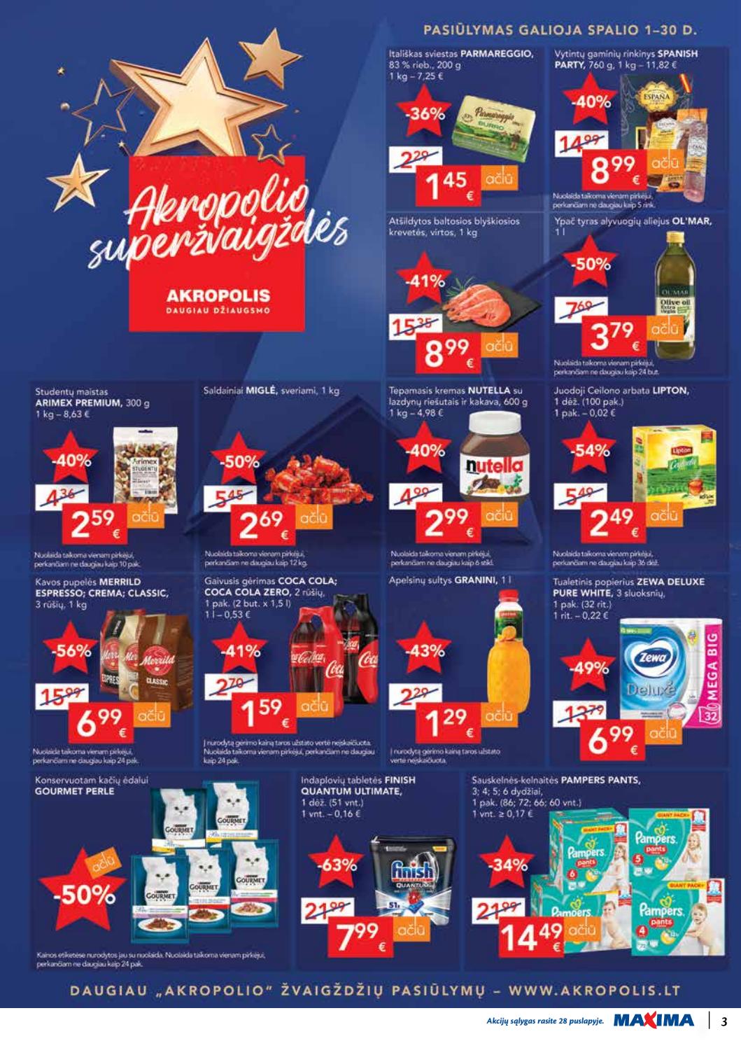 Maxima kaininis leidinys akcijos nuo 
  2020-10-06 iki 
  2020-10-12 | Leidinukas.lt puslapis 3