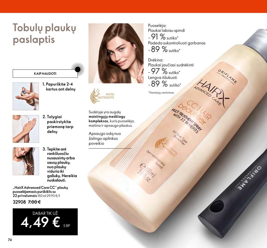 Oriflame katalogas akcijos nuo 
  2022-03-01 iki 
  2022-03-31 | Leidinukas.lt puslapis 74