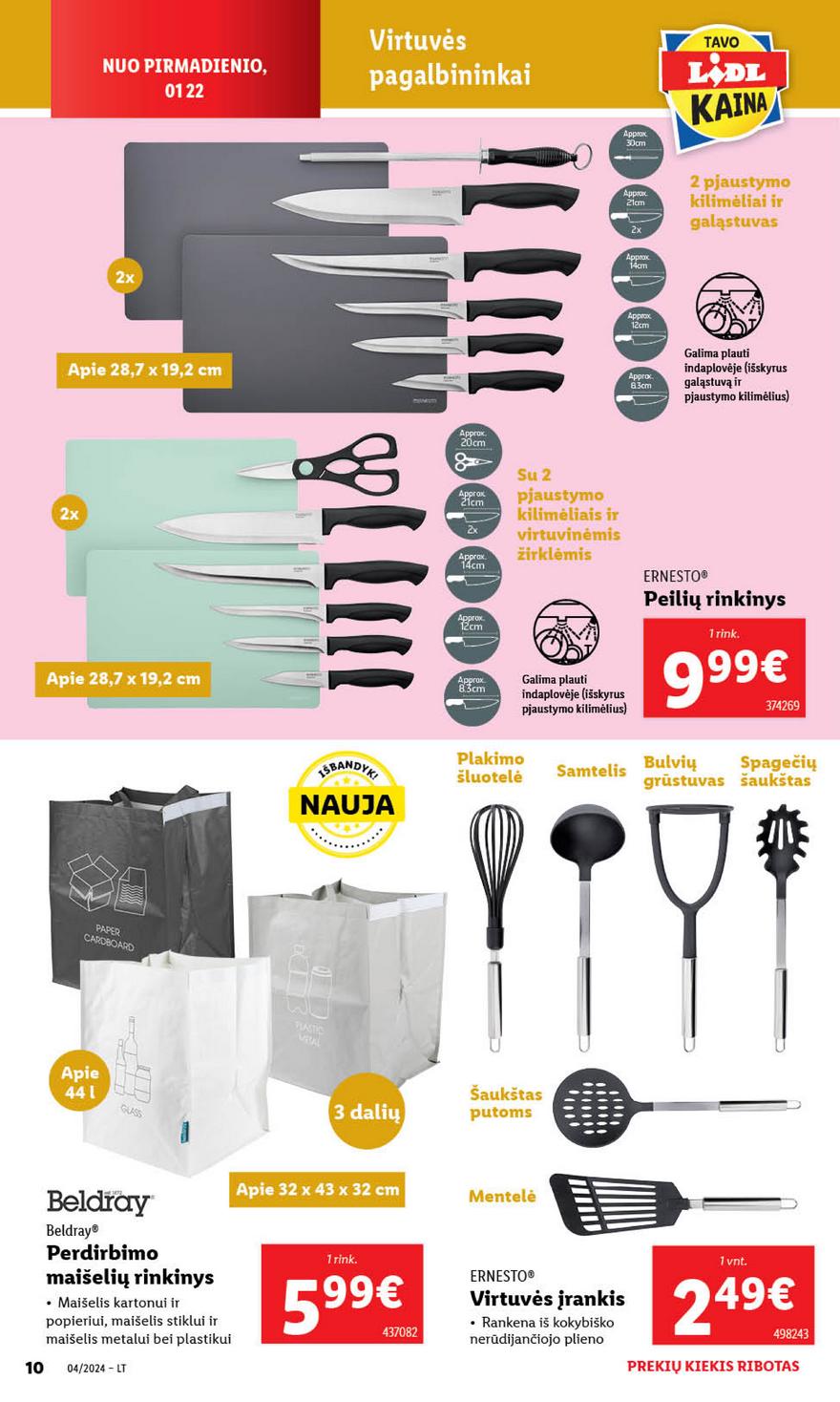Lidl pasiūlymai akcijos nuo 
  2024-01-22 iki 
  2024-01-28 | Leidinukas.lt puslapis 10