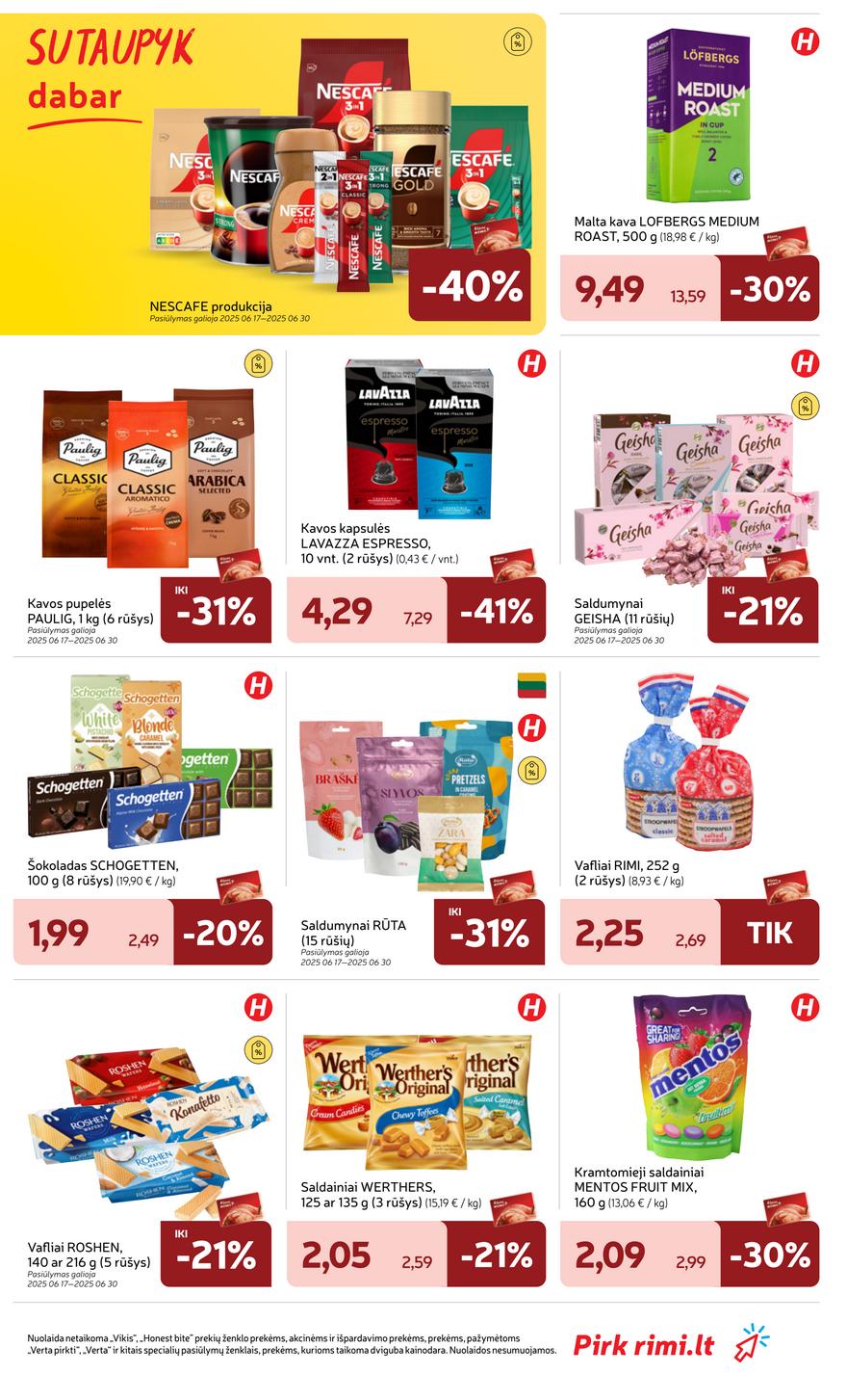 Rimi savaitinis leidinys 26 akcijos nuo 
  2025-06-24 iki 
  2025-06-30 | Leidinukas.lt puslapis 21