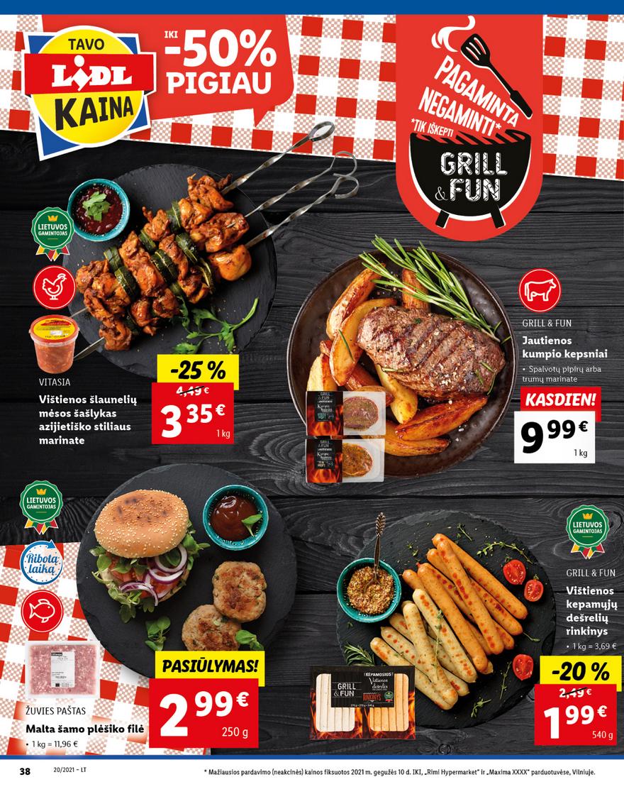 Lidl maisto prekių pasiūlymai akcijos nuo 
  2021-05-17 iki 
  2021-05-23 | Leidinukas.lt puslapis 38