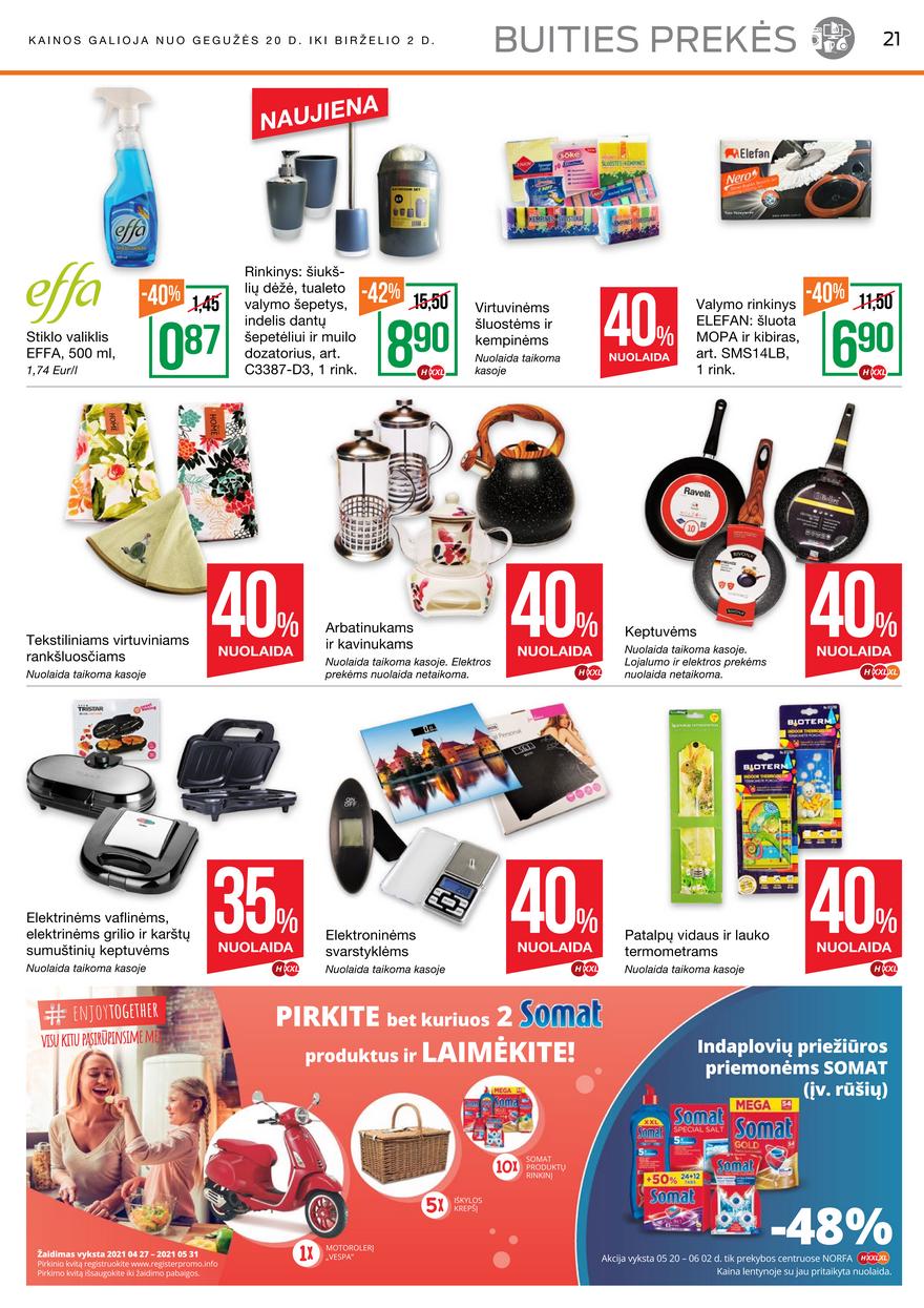 Norfos kaininis leidinys akcijos nuo 
  2021-05-20 iki 
  2021-06-02 | Leidinukas.lt puslapis 21