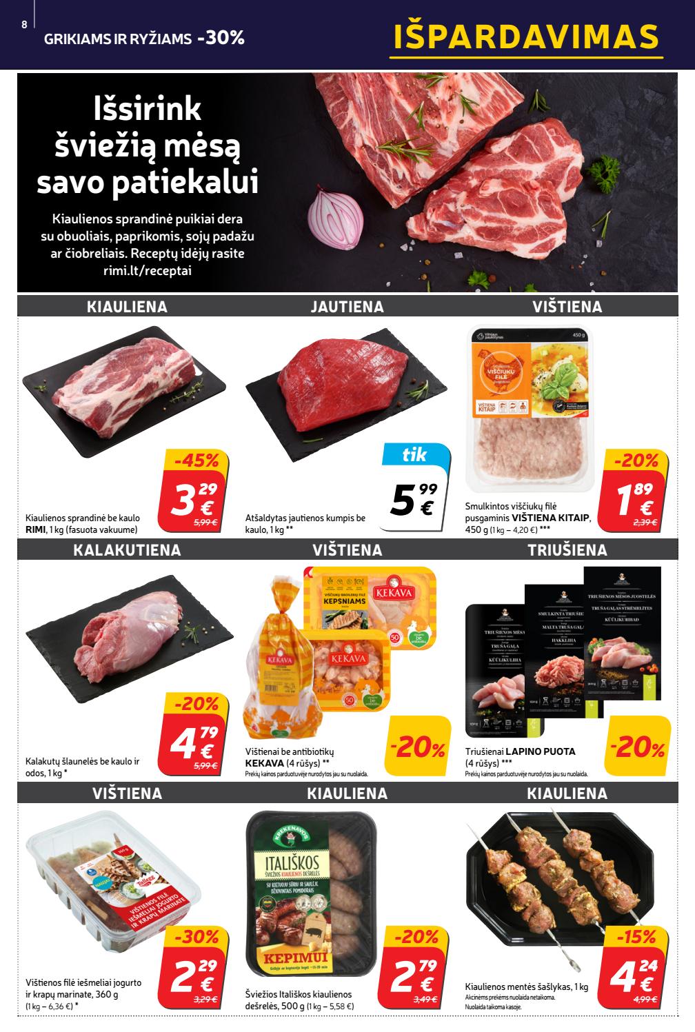 Rimi savaitinis leidinys akcijos nuo 
  2020-08-25 iki 
  2020-08-31 | Leidinukas.lt puslapis 8