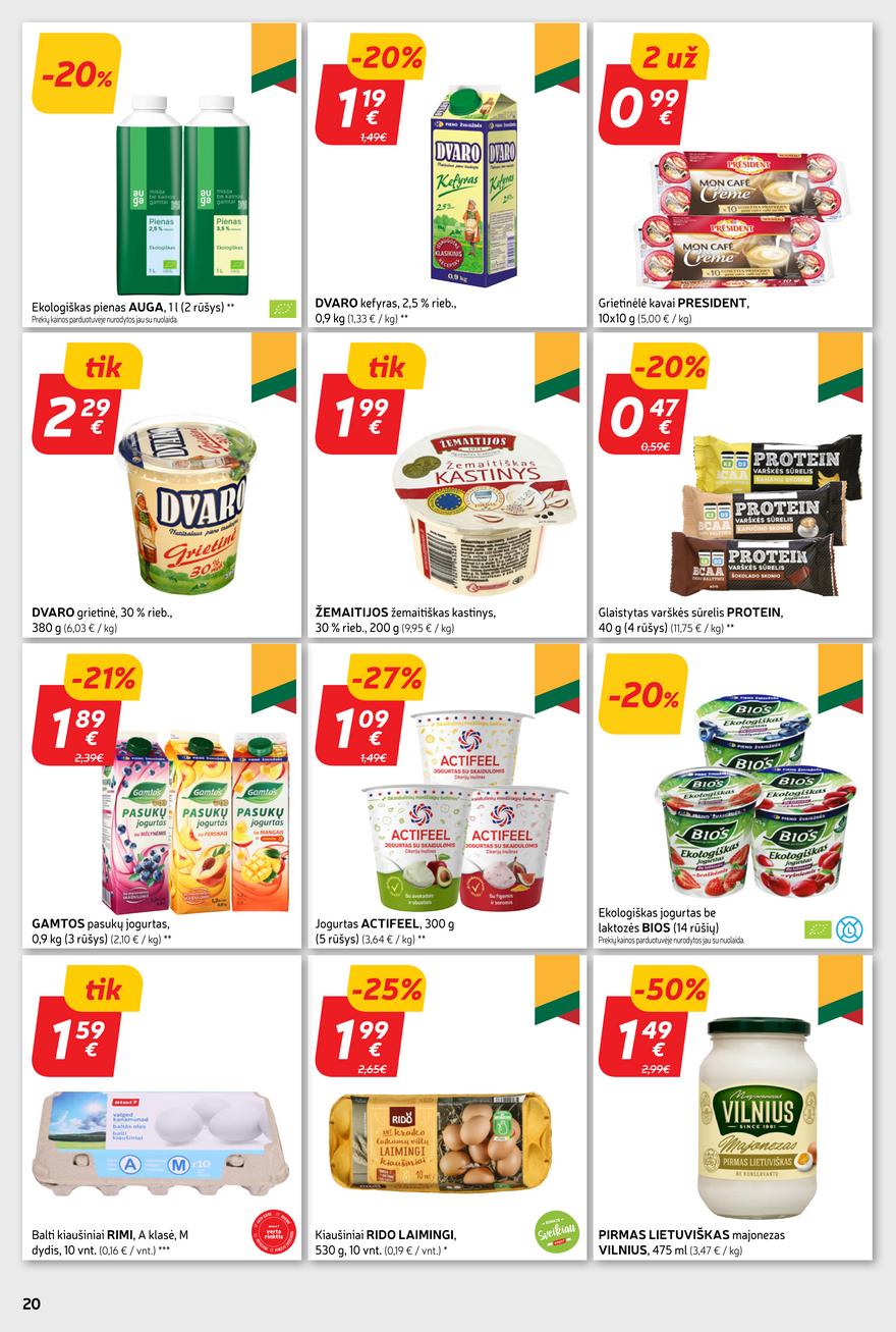 Rimi savaitinis leidinys akcijos nuo 
  2024-03-19 iki 
  2024-03-25 | Leidinukas.lt puslapis 20