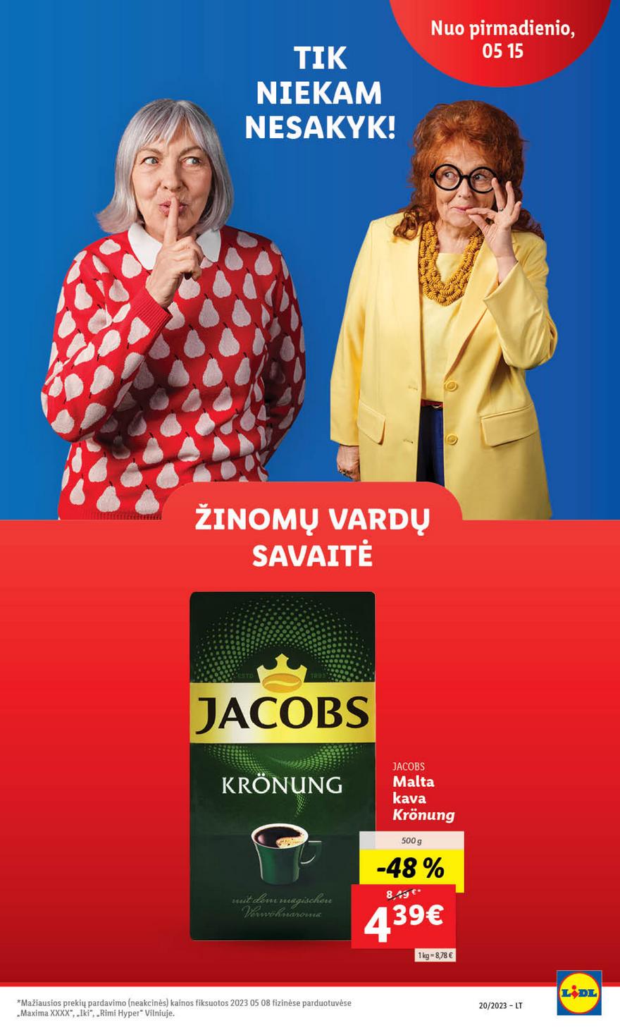 Lidl maisto prekių pasiūlymai akcijos nuo 
  2023-05-15 iki 
  2023-05-21 | Leidinukas.lt puslapis 26