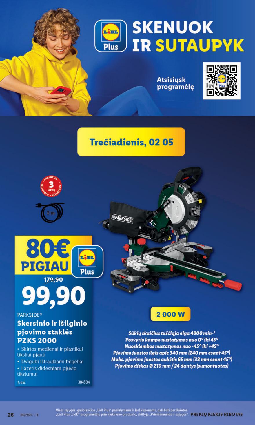 Lidl ne maisto leidinys akcijos nuo 
  2025-02-03 iki 
  2025-02-09 | Leidinukas.lt puslapis 26