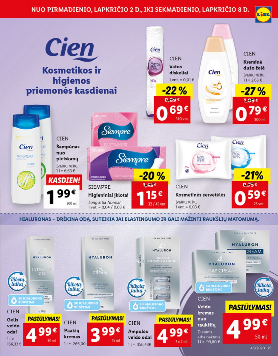 Lidl savaitinis leidinys akcijos nuo 
  2020-11-02 iki 
  2020-11-08 | Leidinukas.lt puslapis 29