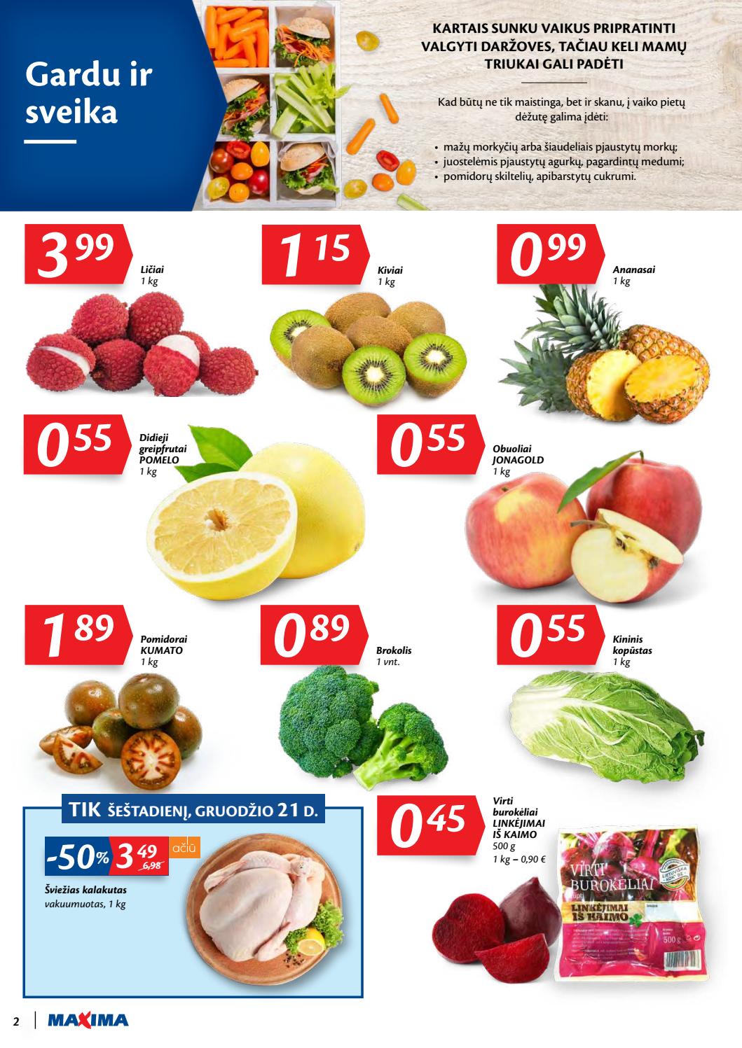 Maxima kaininis leidinys akcijos nuo 
  2019-12-17 iki 
  2020-01-01 | Leidinukas.lt puslapis 2