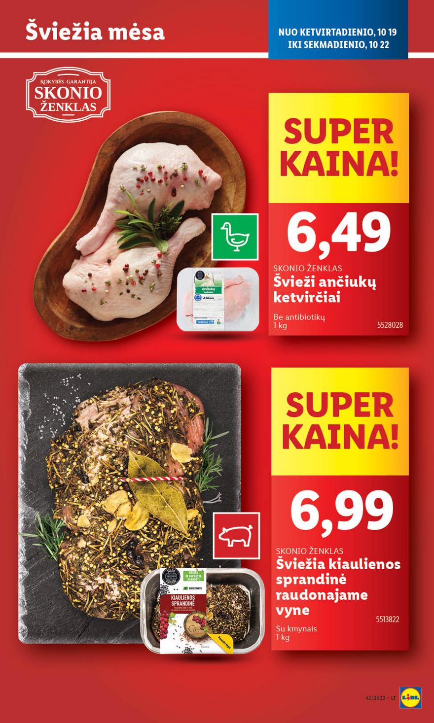 Lidl pasiūlymai akcijos nuo 
  2023-10-16 iki 
  2023-10-22 | Leidinukas.lt puslapis 53