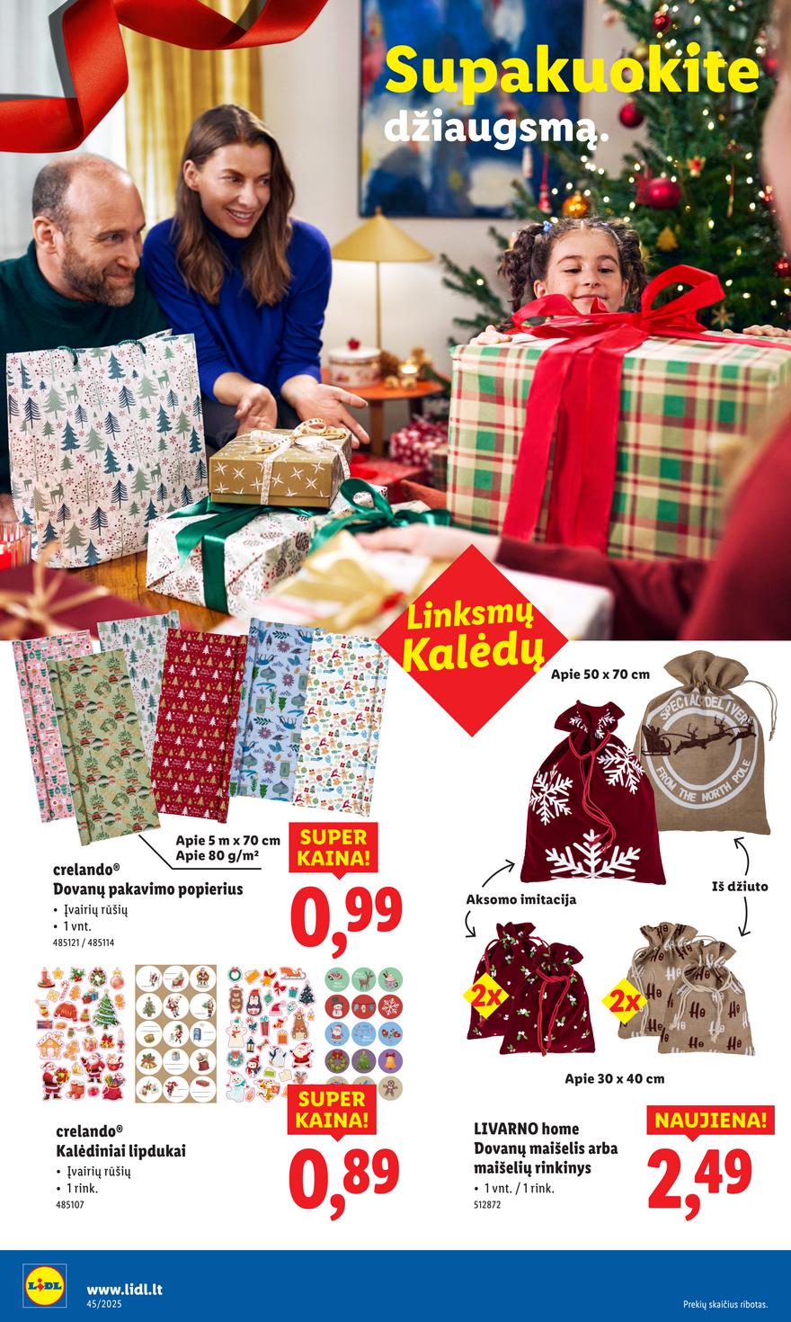Lidl ne maisto leidinys akcijos nuo 
  2025-11-03 iki 
  2025-11-09 | Leidinukas.lt puslapis 38