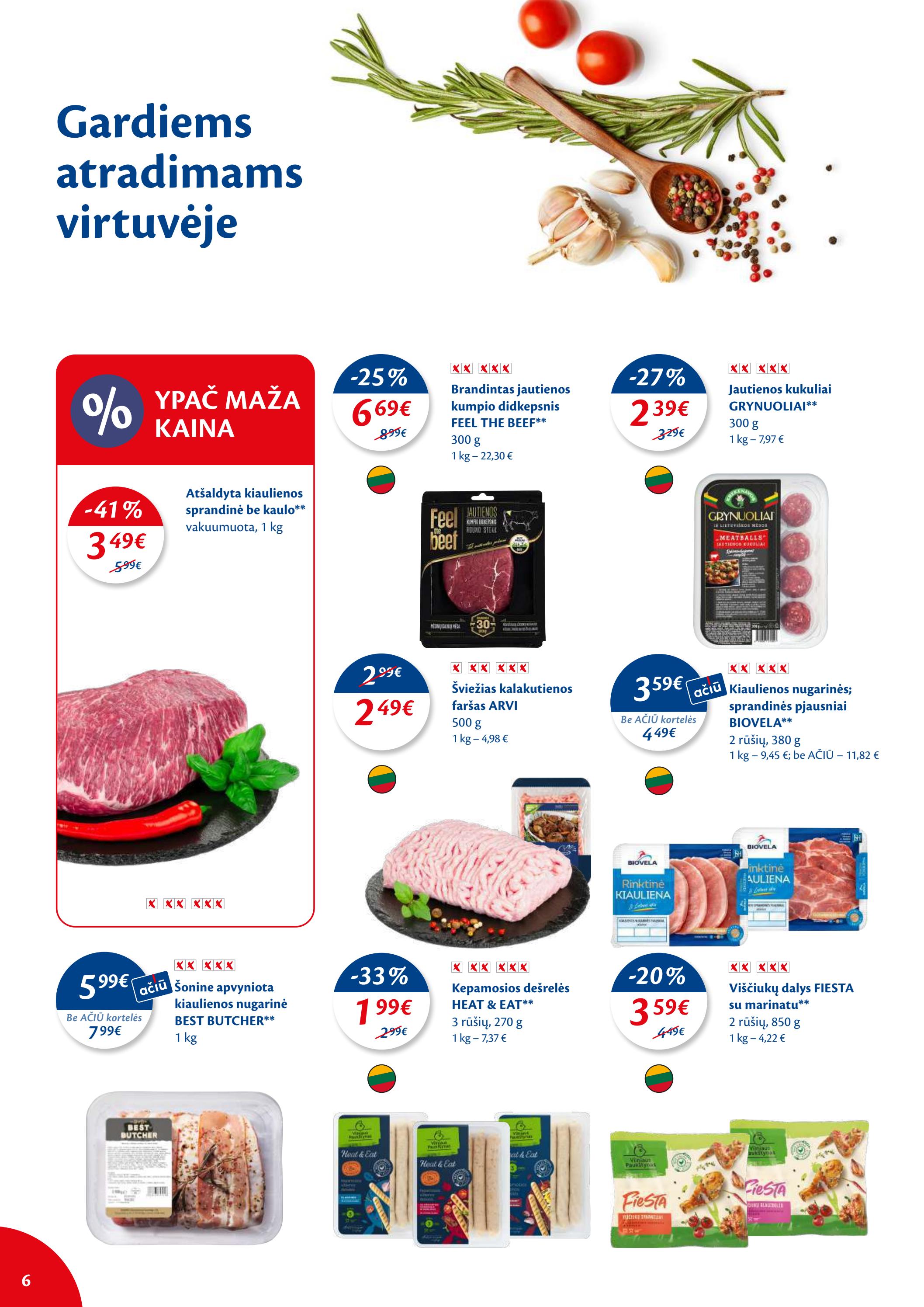 Maxima kaininis leidinys akcijos nuo 
  2023-02-14 iki 
  2023-02-20 | Leidinukas.lt puslapis 6