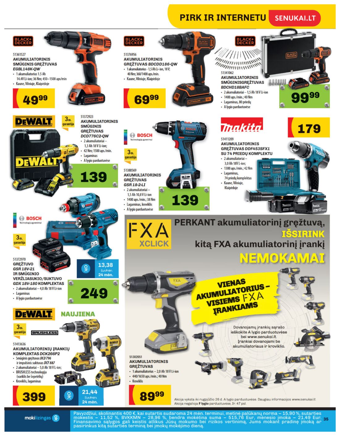 Senukai reklaminis leidinys akcijos nuo 
  2019-08-08 iki 
  2019-08-26 | Leidinukas.lt puslapis 35