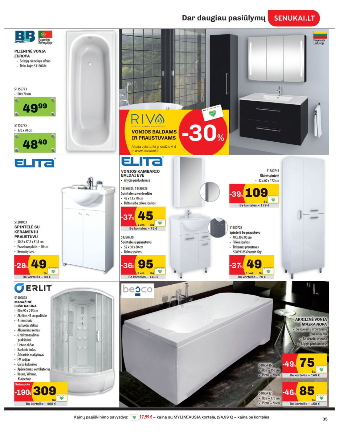 Senukai reklaminis leidinys akcijos nuo 
  2019-11-21 iki 
  2019-12-02 | Leidinukas.lt puslapis 35