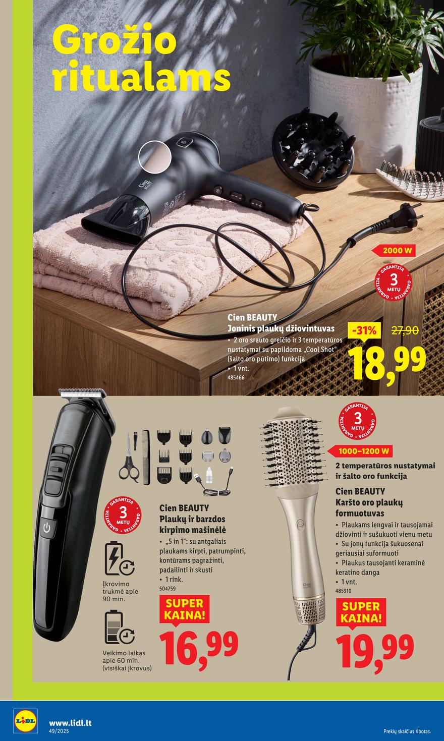 Lidl leidinys akcijos nuo 
  2025-12-01 iki 
  2025-12-07 | Leidinukas.lt puslapis 14