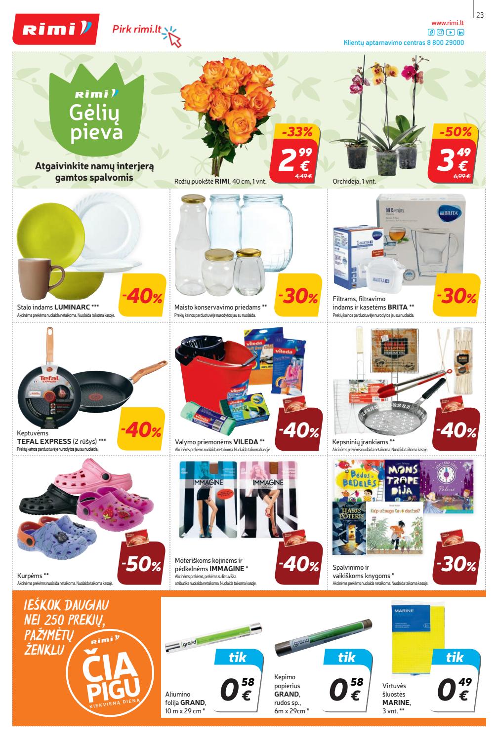 Rimi savaitinis leidinys akcijos nuo 
  2020-08-04 iki 
  2020-08-10 | Leidinukas.lt puslapis 23