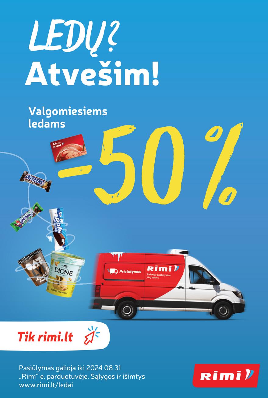 Rimi savaitinis leidinys akcijos nuo 
  2024-05-28 iki 
  2024-06-03 | Leidinukas.lt puslapis 31