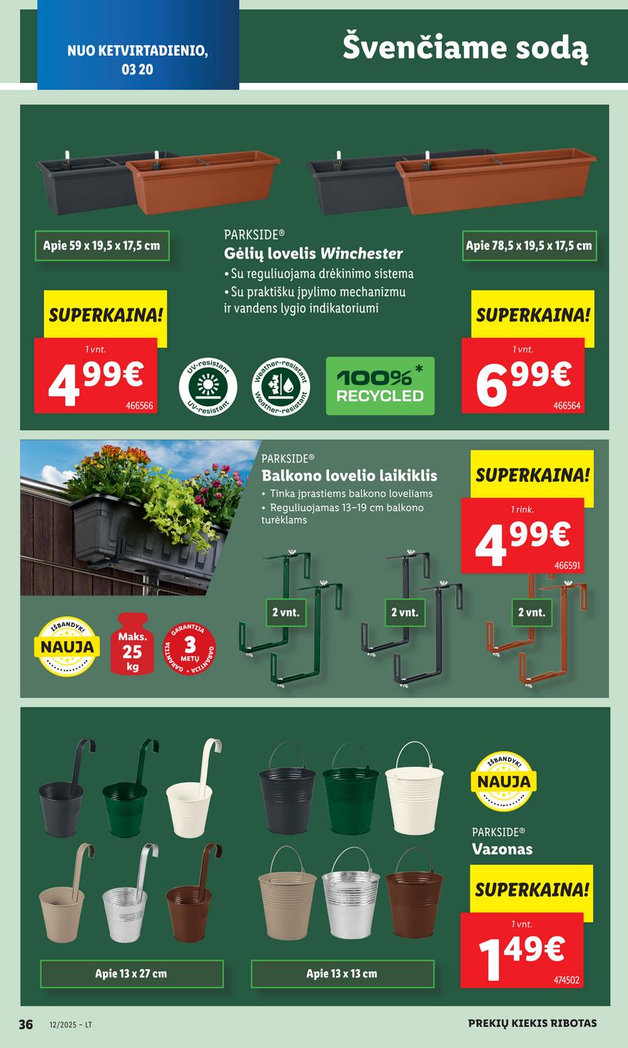 Lidl ne maisto leidinys akcijos nuo 
  2025-03-17 iki 
  2025-03-23 | Leidinukas.lt puslapis 36