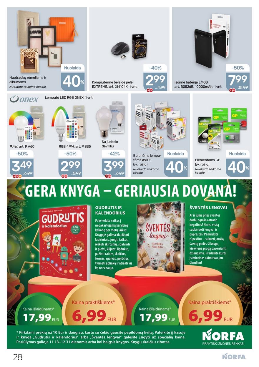 Norfos leidinys akcijos nuo 
  2025-11-13 iki 
  2025-11-26 | Leidinukas.lt puslapis 28