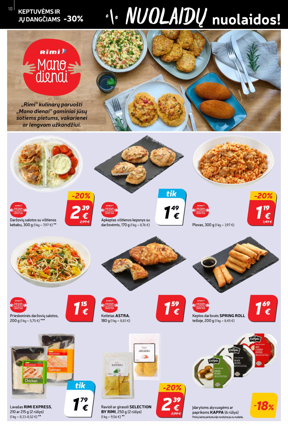 Rimi savaitinis leidinys akcijos nuo
2021-06-08 iki
2021-06-14 | Leidinukas.lt puslapis 10