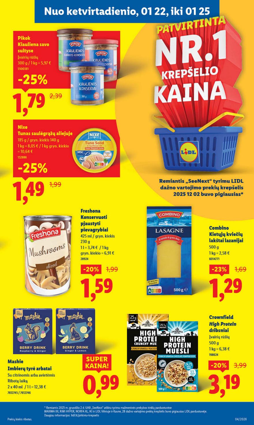 Lidl naujas leidinys akcijos nuo 
  2026-01-19 iki 
  2026-01-25 | Leidinukas.lt puslapis 35