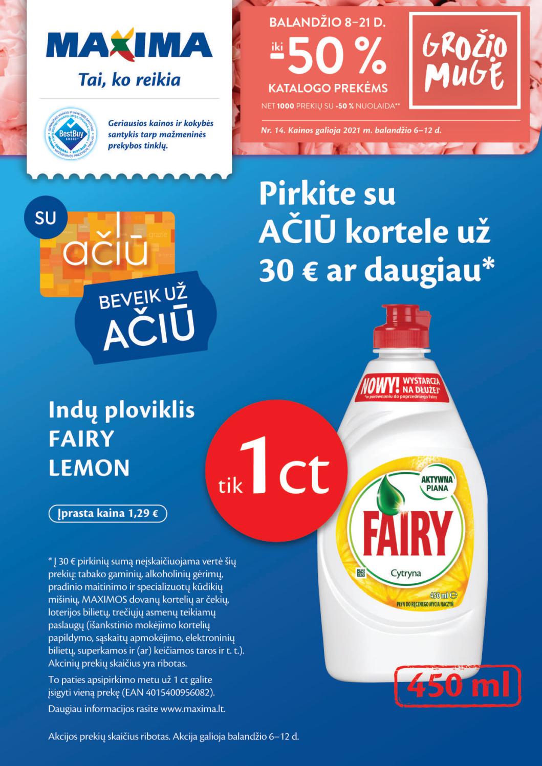 Maxima kaininis leidinys akcijos nuo
2021-04-06 iki
2021-04-12 | Leidinukas.lt puslapis 1