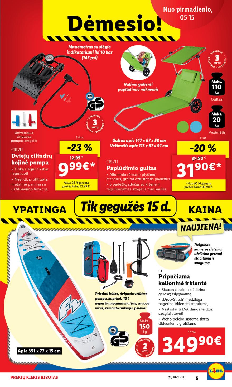 Ldil ne maisto prekių pasiūlymai akcijos nuo 
  2023-05-15 iki 
  2023-05-21 | Leidinukas.lt puslapis 5