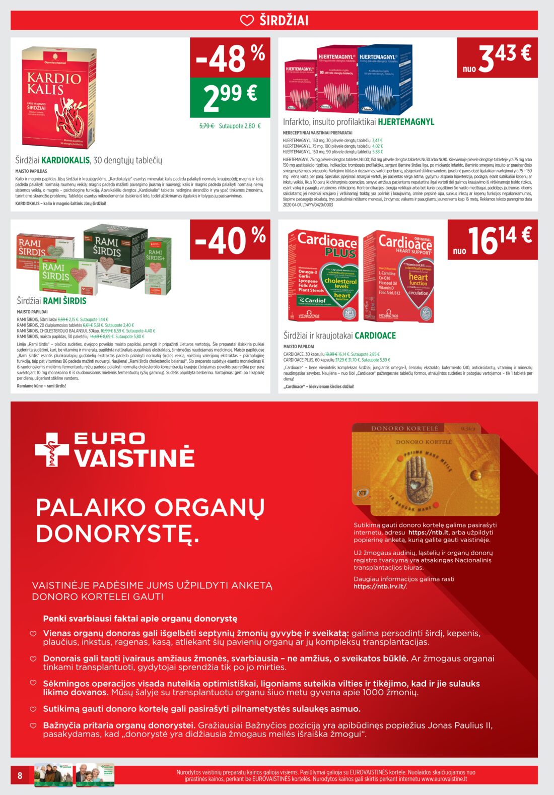 Euro vaistinė leidinys akcijos nuo 
  2020-09-01 iki 
  2020-09-30 | Leidinukas.lt puslapis 8