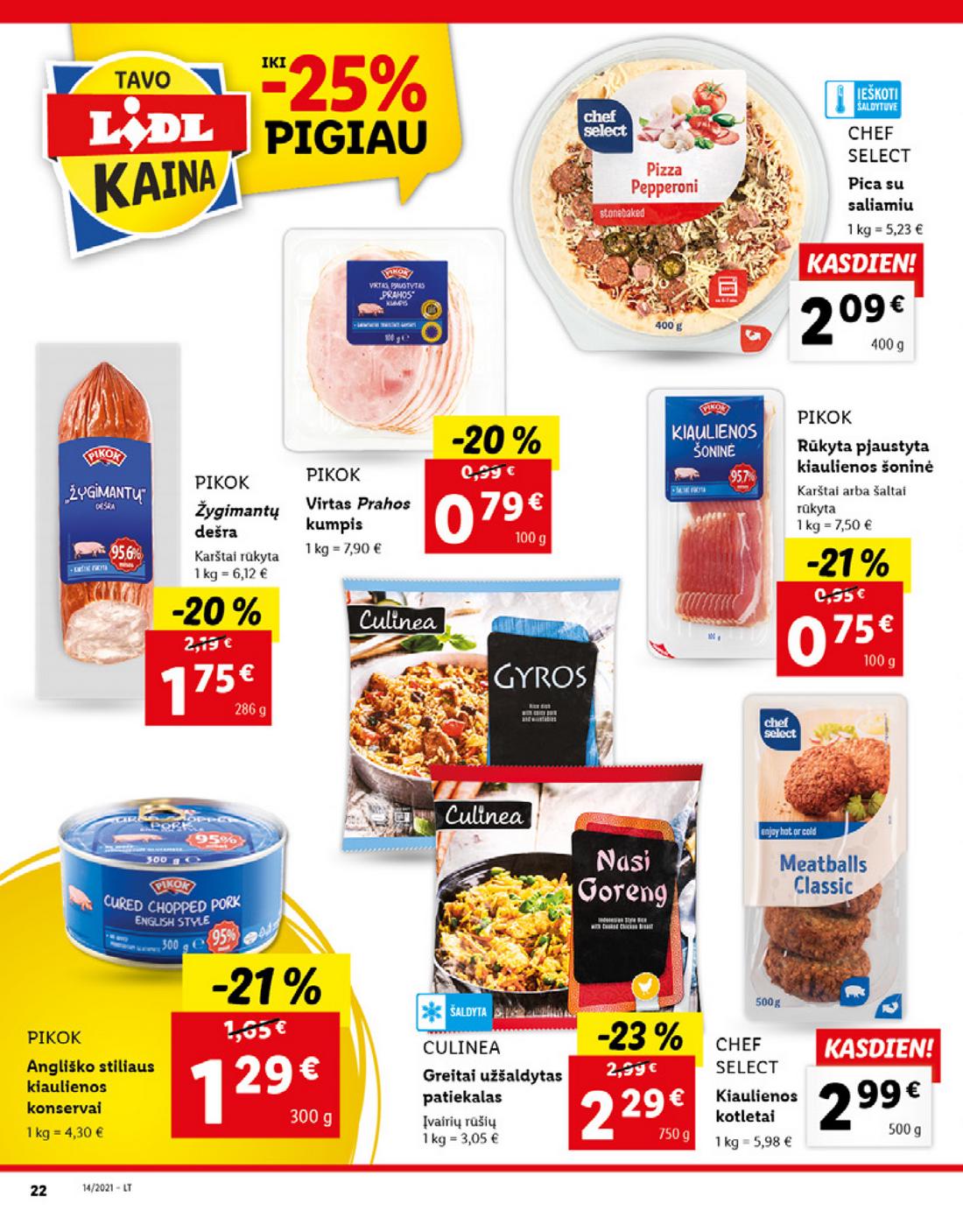 Lidl maisto prekių pasiūlymai akcijos nuo 
  2021-04-05 iki 
  2021-04-11 | Leidinukas.lt puslapis 22