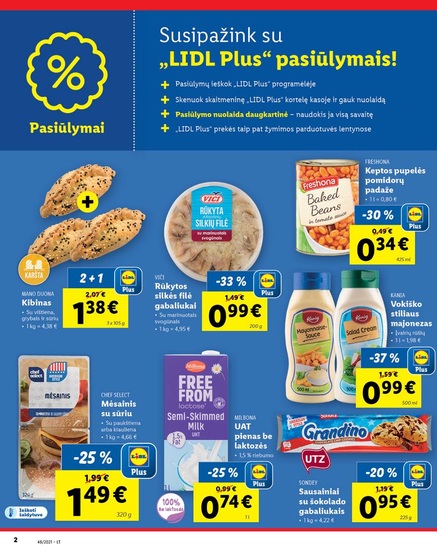 Lidl maisto prekių pasiūlymai akcijos nuo 
  2021-11-15 iki 
  2021-11-21 | Leidinukas.lt puslapis 2