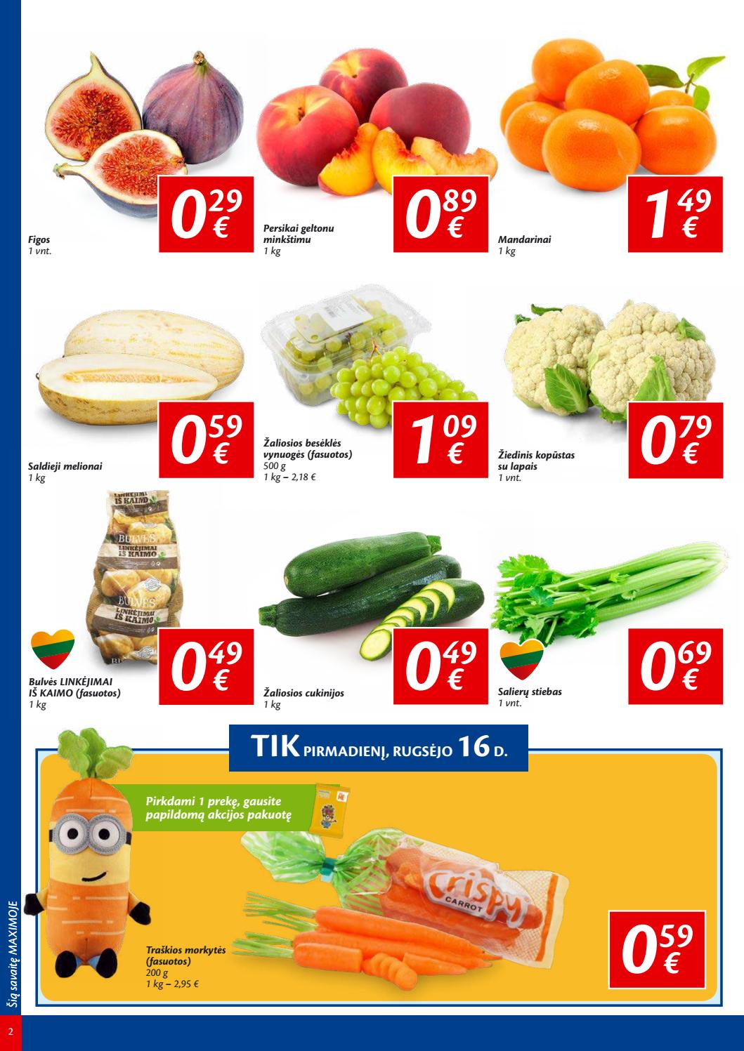 Maxima kaininis leidinys akcijos nuo 
  2019-09-10 iki 
  2019-09-16 | Leidinukas.lt puslapis 2